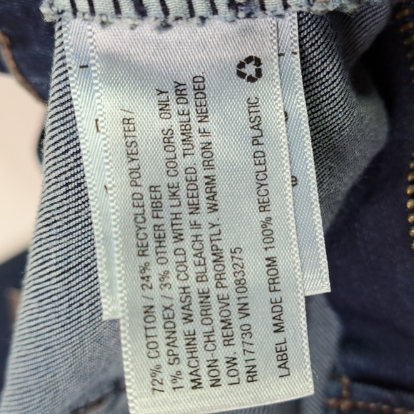 New AVA & VIV Skinny Dark Wash Stretch Blue Jeans Size 22W Inseam 27.5 - Picture 16 of 16